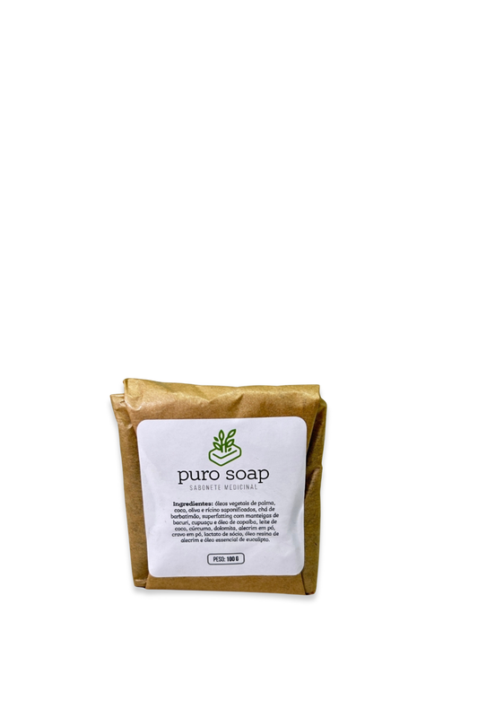 Sabonete Medicinal - Zero Toxina - 100% Natural - 100g