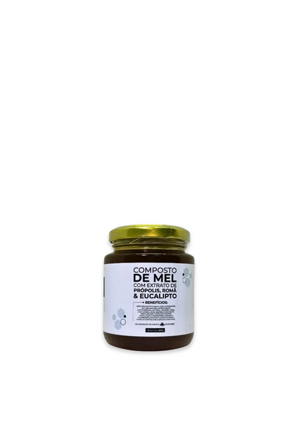 Composto Mel, Própolis, Romã e Eucalipto - 300g